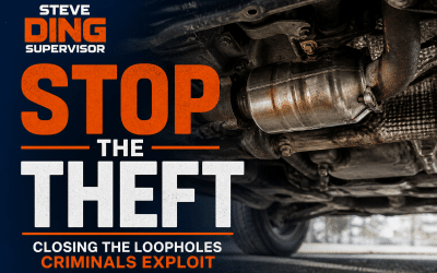 Steve Ding Leads Effort to Crack Down on Catalytic Converter Theft